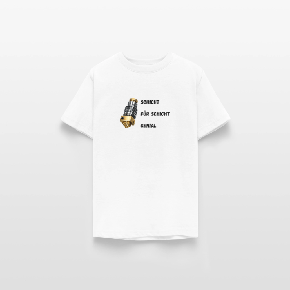 Schicht für Schicht genial - Teenager T-Shirt